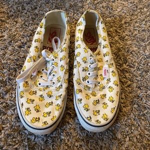 Woodstock print classic vans!